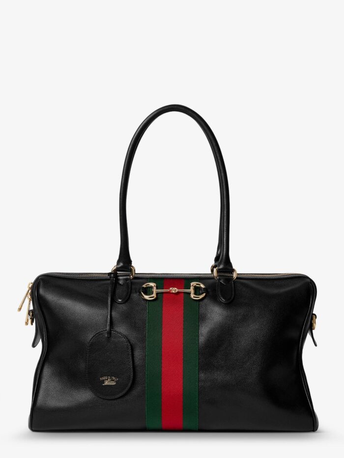 Gucci Borsetto Leather Shoulder Bag With Metal Horsebit