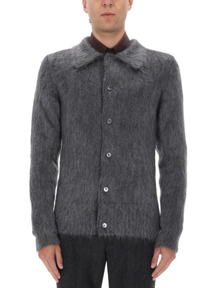 gucci brushed wool cardigan Gucci BRUSHED WOOL CARDIGAN