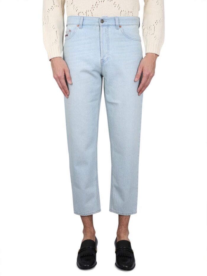 Gucci CLOSE-FITTING DENIM PANTS