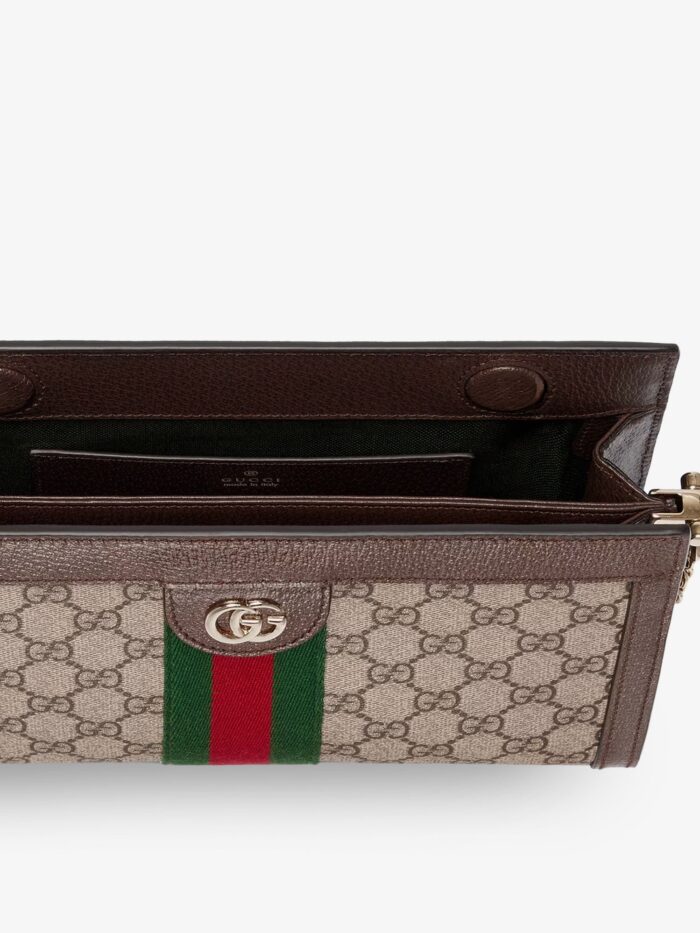 Gucci Coated Canvas Ophidia Shoulder Bag
