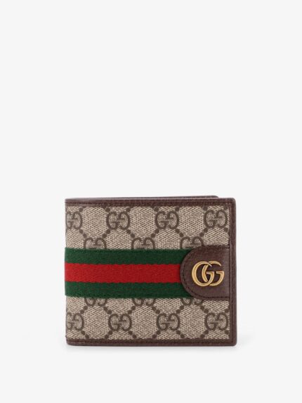 Gucci Coated Canvas Wallet With GG Motif