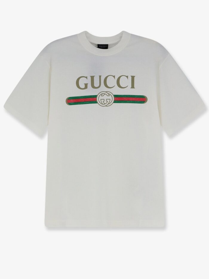 gucci cotton and silk blend t shirt Gucci Cotton And Silk Blend T-shirt