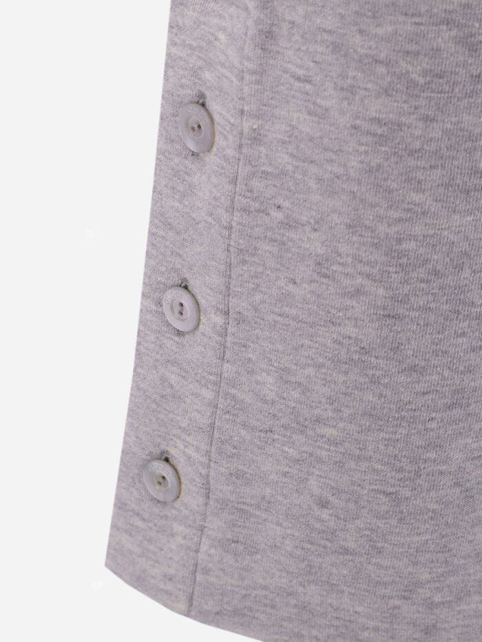 Gucci Cotton Blend Trouser With Web Detail