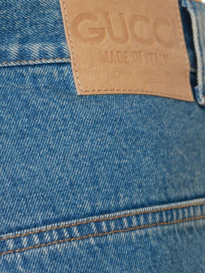 Gucci Cotton Jeans With Maxi Pockets