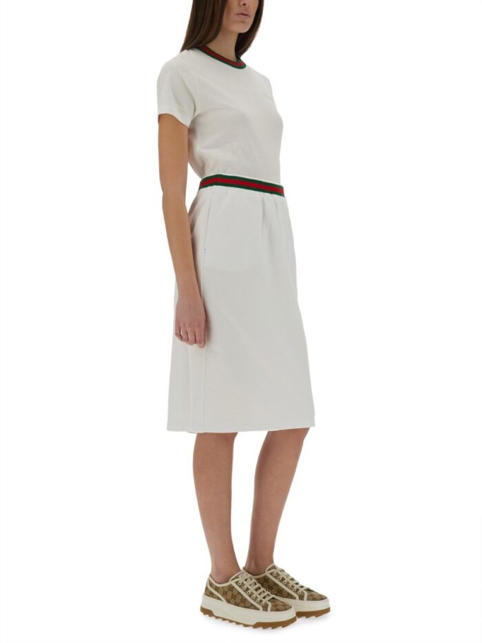 Gucci COTTON JERSEY SKIRT