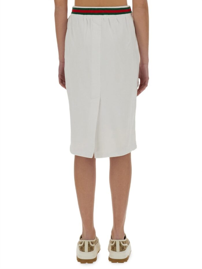 Gucci COTTON JERSEY SKIRT