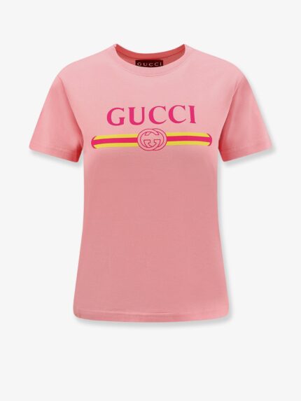 Gucci Cotton Jersey T-shirt With Logo Print