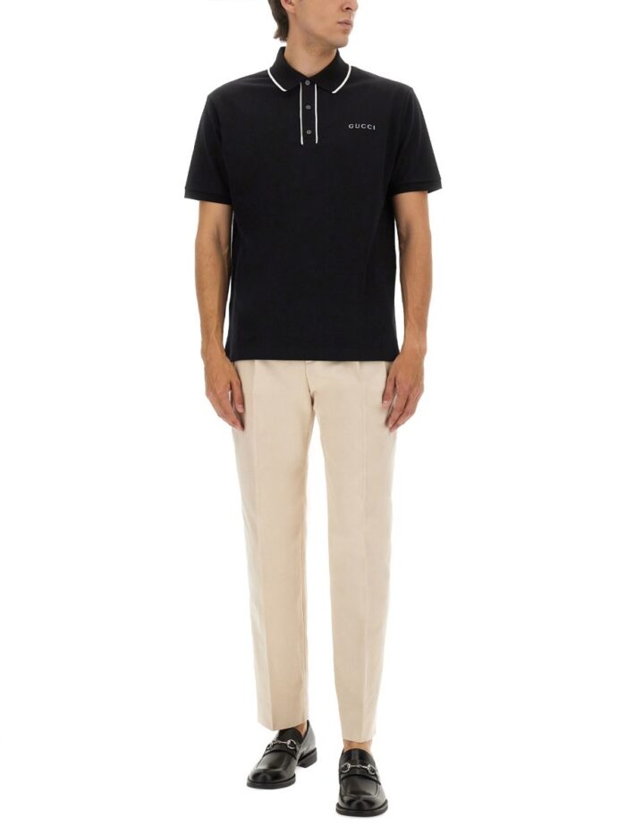 Gucci COTTON PIQUE POLO