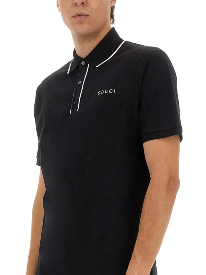 Gucci COTTON PIQUE POLO