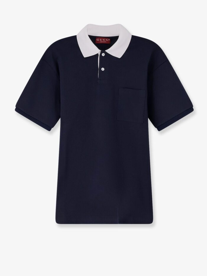 gucci cotton piquet polo shirt Gucci Cotton Piquet Polo Shirt