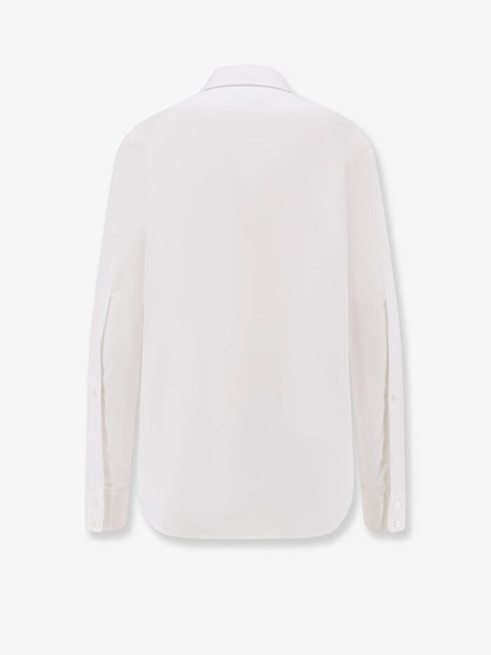 Gucci Cotton Popeline Shirt With Iconic Metal Horsebit