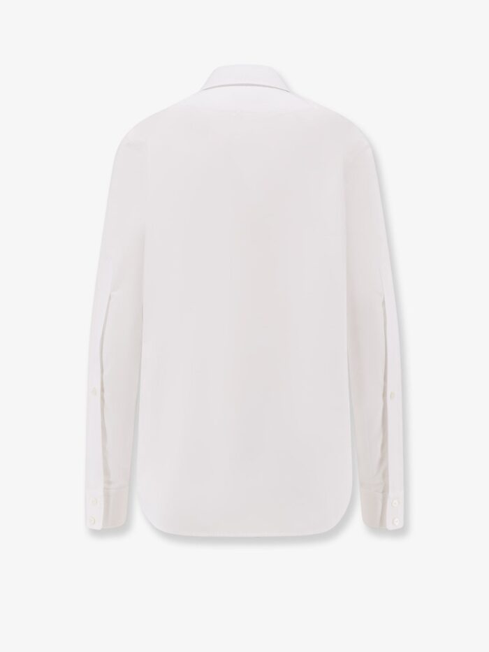 Gucci Cotton Popeline Shirt With Iconic Metal Horsebit