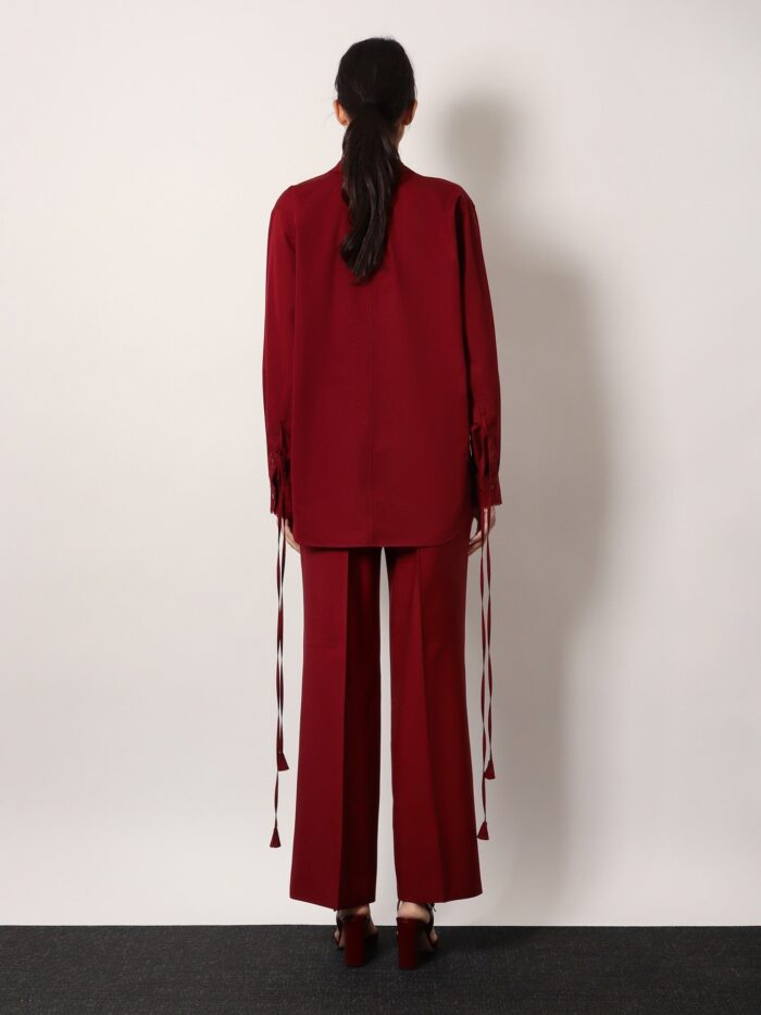 Gucci Cotton Popeline Shirt With Ties And Laces Profiles