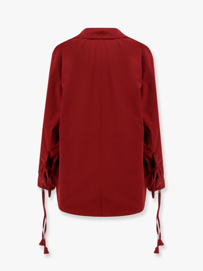 Gucci Cotton Popeline Shirt With Ties And Laces Profiles
