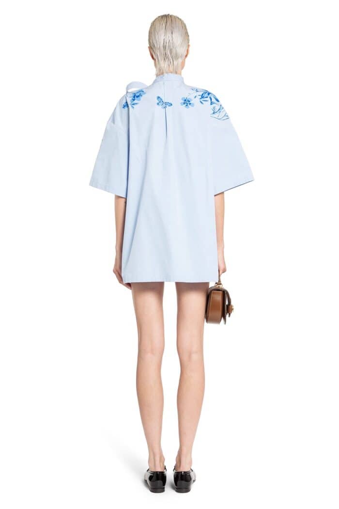 GUCCI Cotton Poplin Horsebit Dress