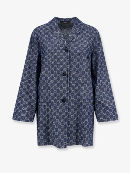 Gucci Cotton Shirt With All-over GG Motif