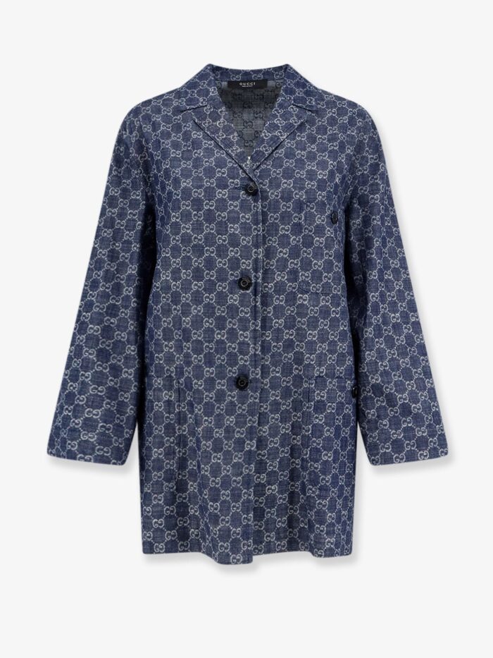 Gucci Cotton Shirt With All-over GG Motif