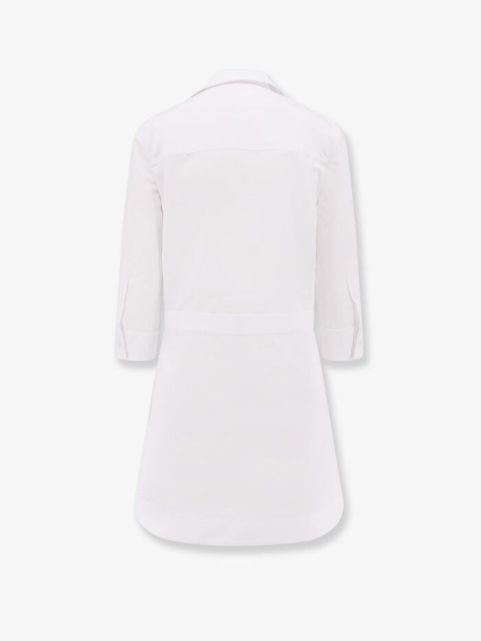 Gucci Cotton Short Dress With Horsebit Detail