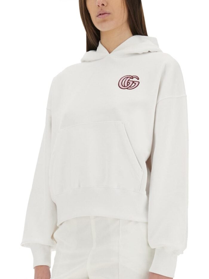 Gucci COTTON SWEATSHIRT WITH EMBROIDERY
