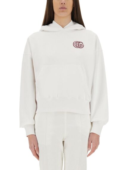 Gucci COTTON SWEATSHIRT WITH EMBROIDERY