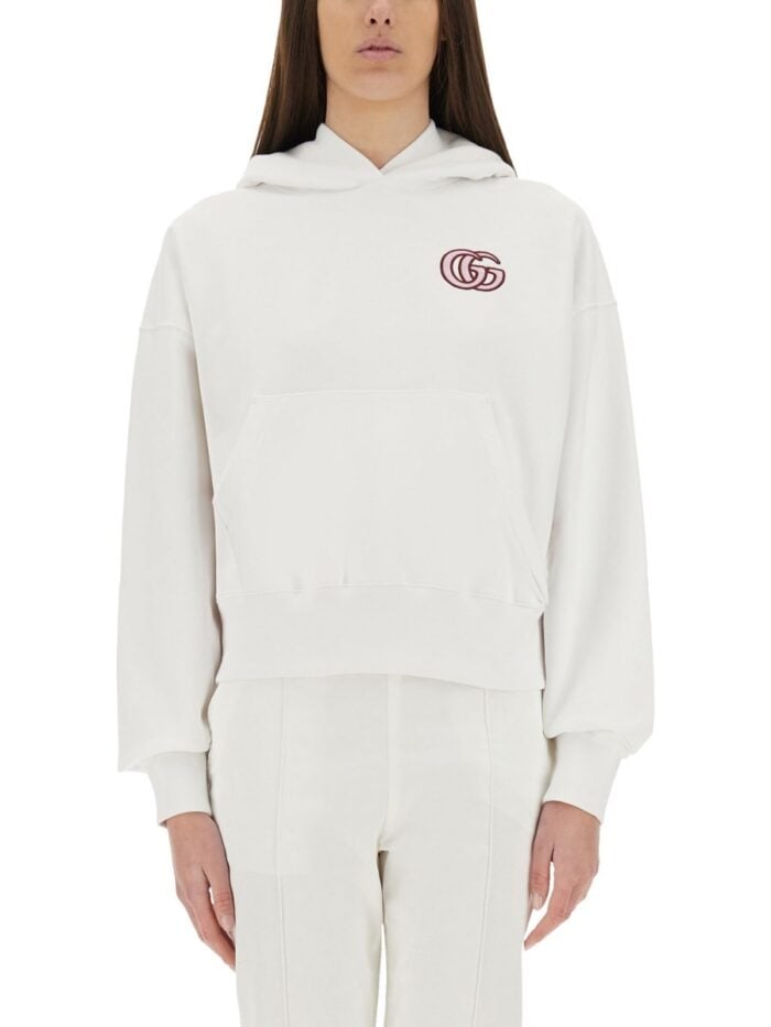 Gucci COTTON SWEATSHIRT WITH EMBROIDERY