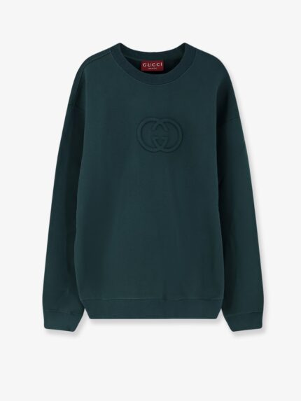 Gucci Cotton Sweatshirt With GG Incrocio Detail