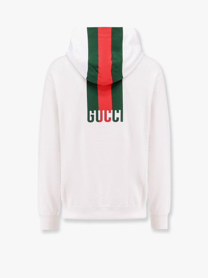 Gucci Cotton Sweatshirt With Logo On The Back