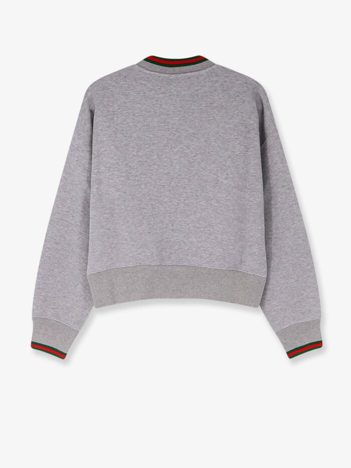 Gucci Cotton Sweatshirt With Web Detail