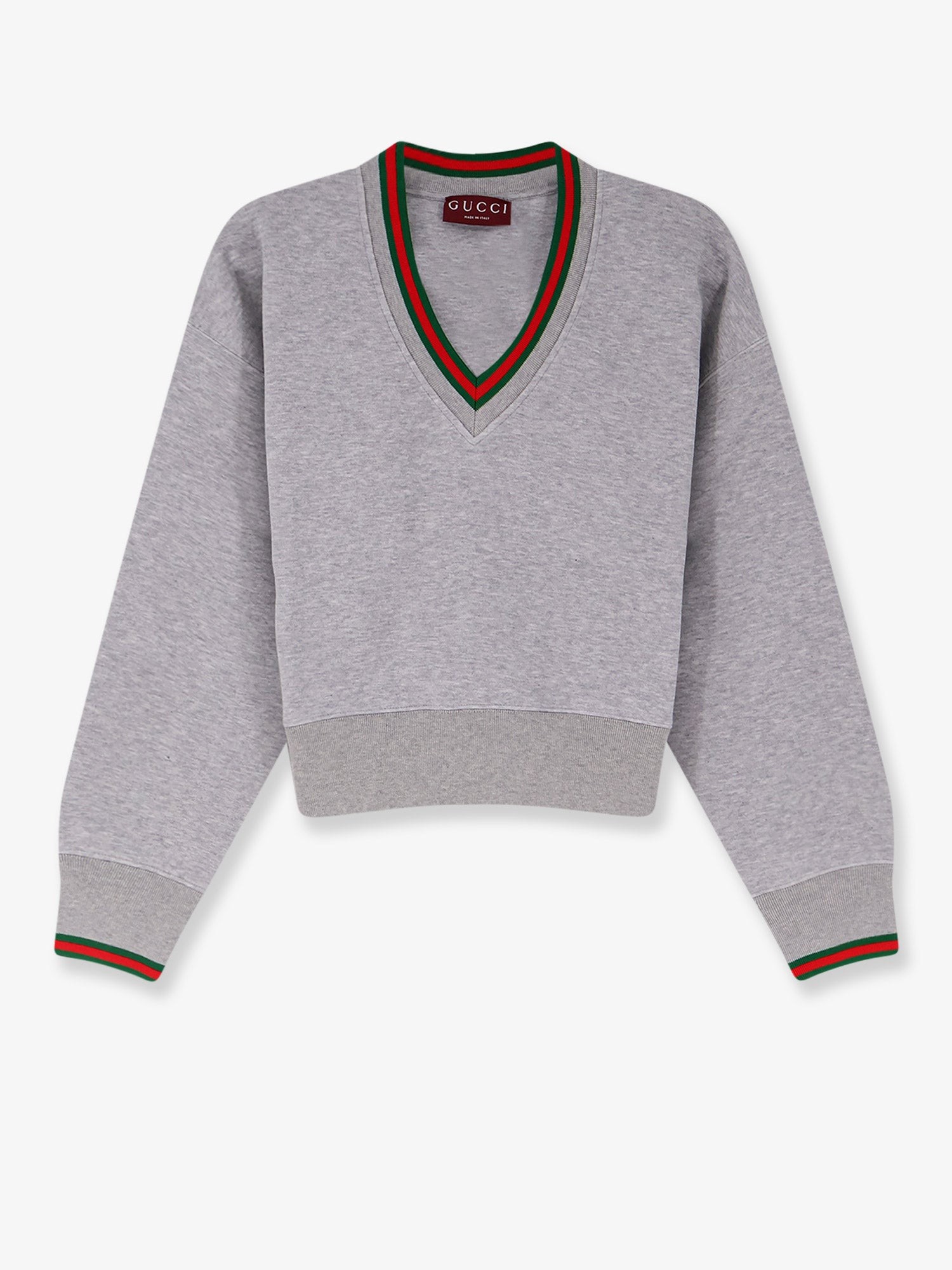 Gucci Cotton Sweatshirt With Web Detail