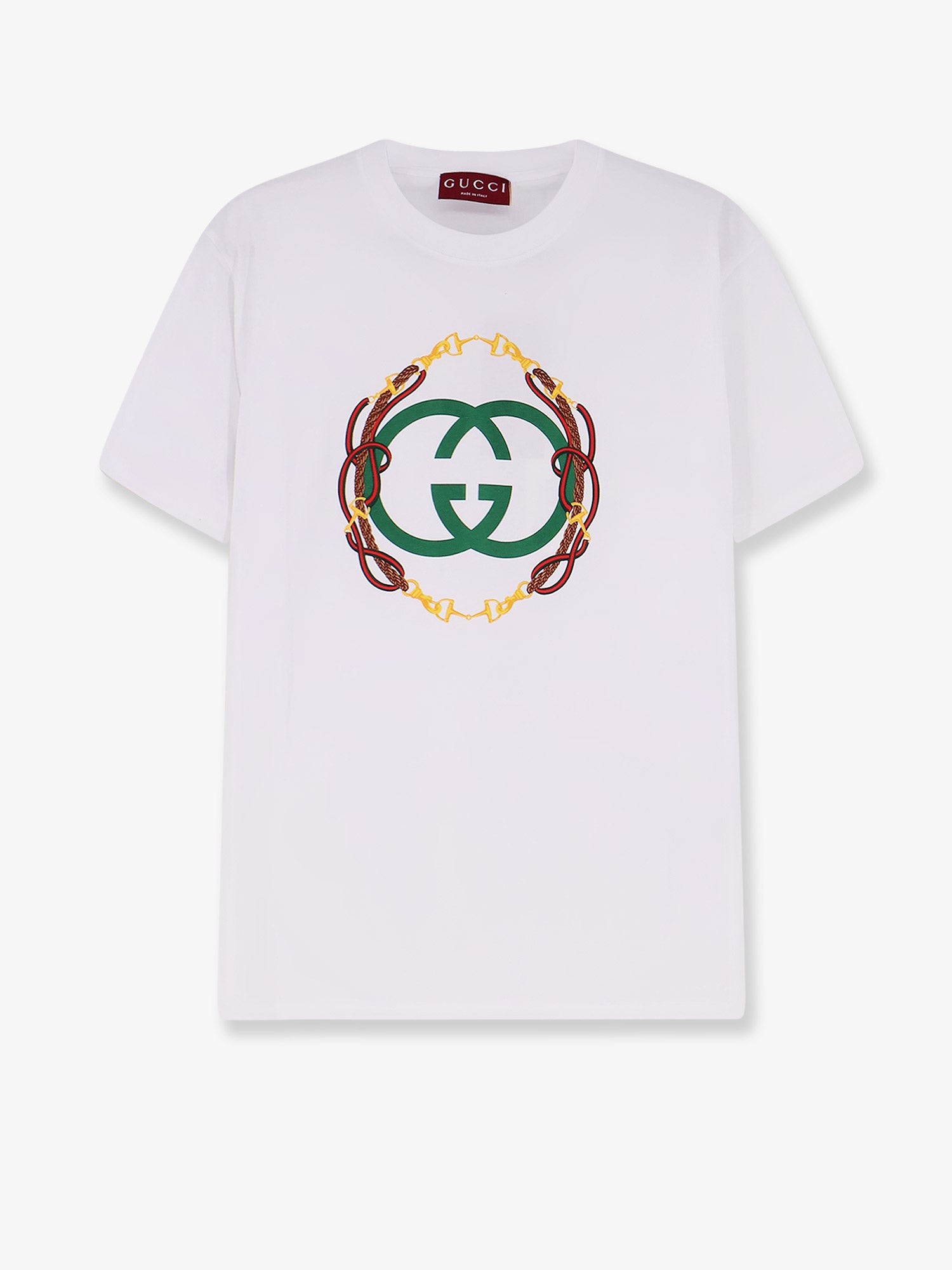 Gucci Cotton T-shirt With Interlockin GG Print