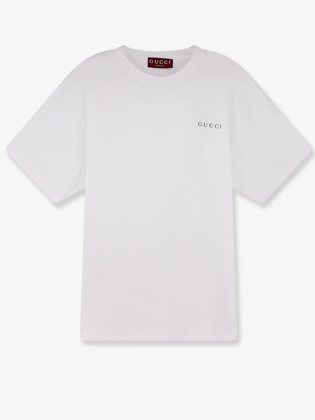 Gucci Cotton T-shirt With Lettering Logo On The Front