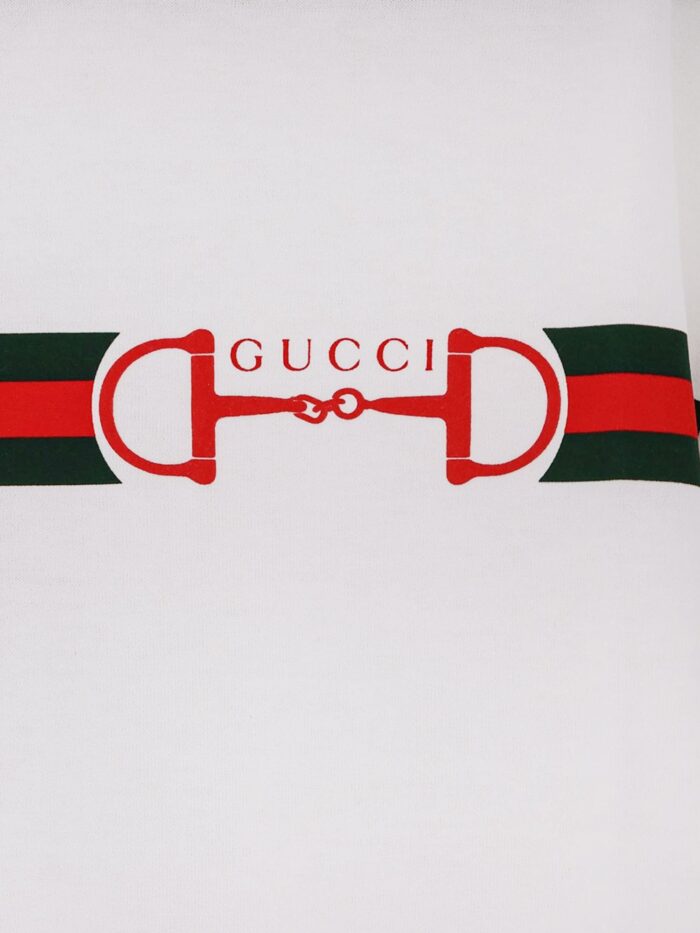 Gucci Cotton T-shirt With Printed Logo On The Front