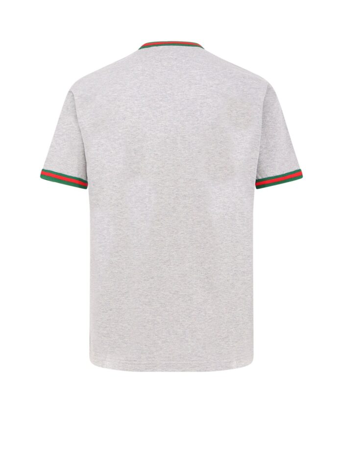 Gucci Cotton T-shirt With Web Detail