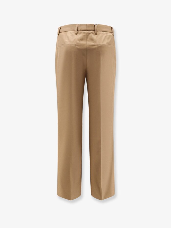 Gucci Cotton Trousers With Web Detail
