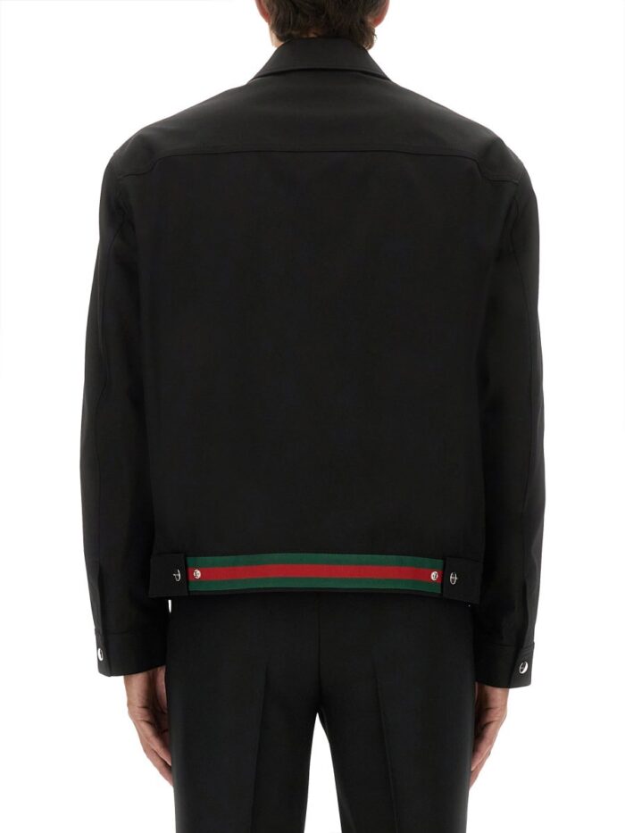 gucci cotton twill jacket Gucci COTTON TWILL JACKET