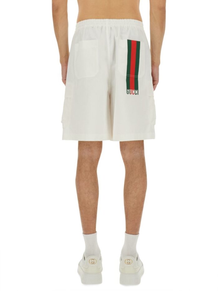 Gucci COTTON "WEB" SHORTS