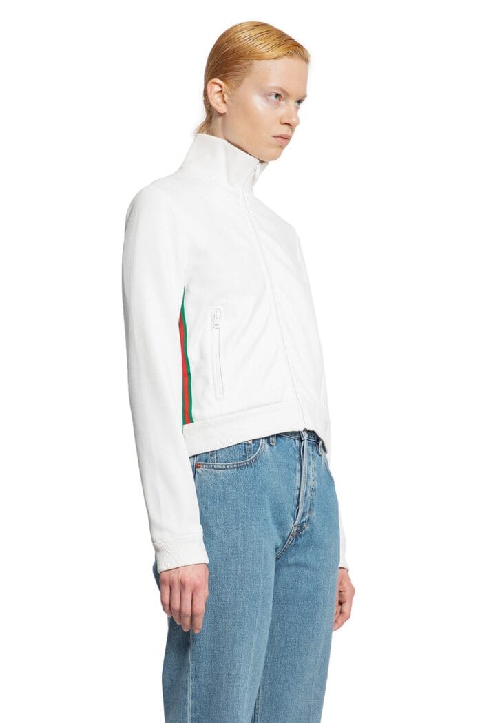 GUCCI Cropped Web Track Jacket