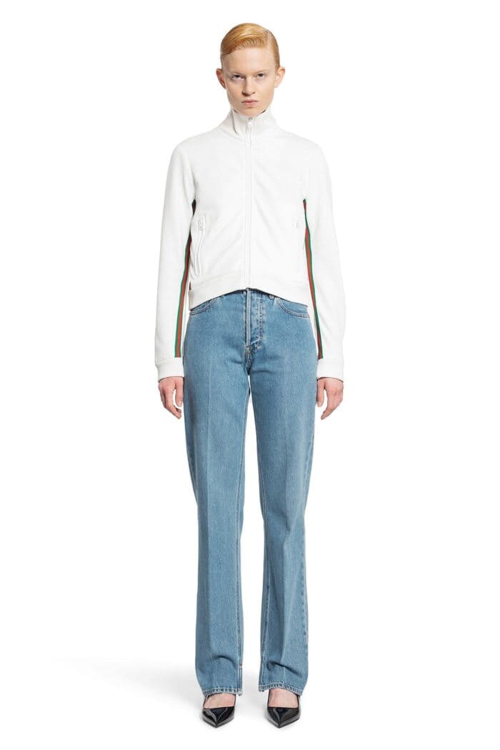 GUCCI Cropped Web Track Jacket