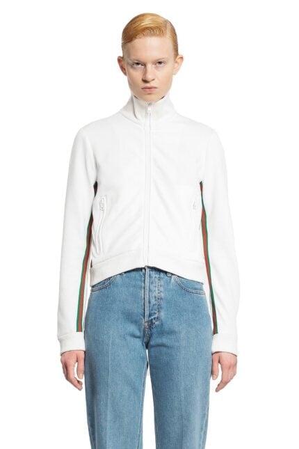 GUCCI Cropped Web Track Jacket