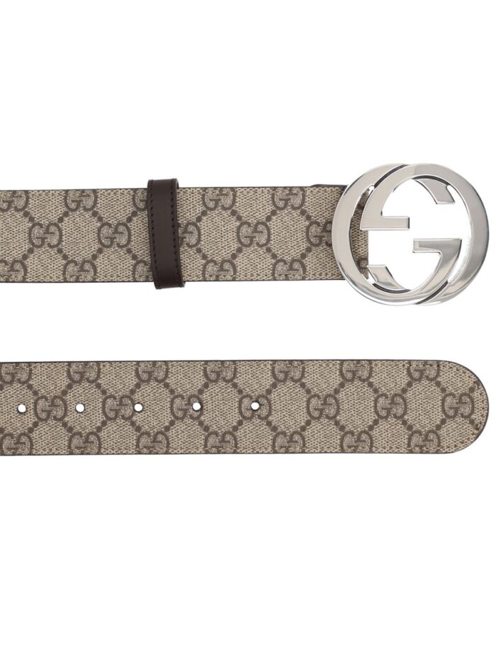 Gucci CROSS BUCKLE BELT "GG"