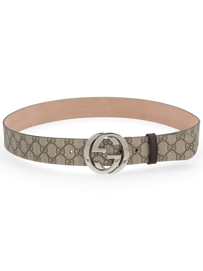 Gucci CROSS BUCKLE BELT "GG"
