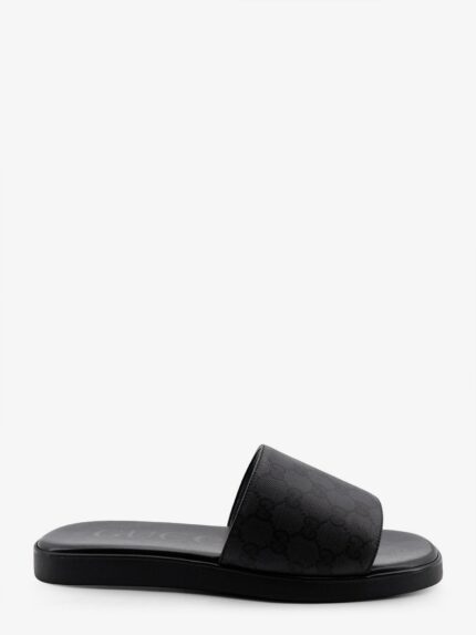 Gucci Denim Sandals With GG Motif