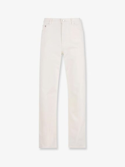 Gucci Denim Trousers With Metal Horsebit Detail On The Back