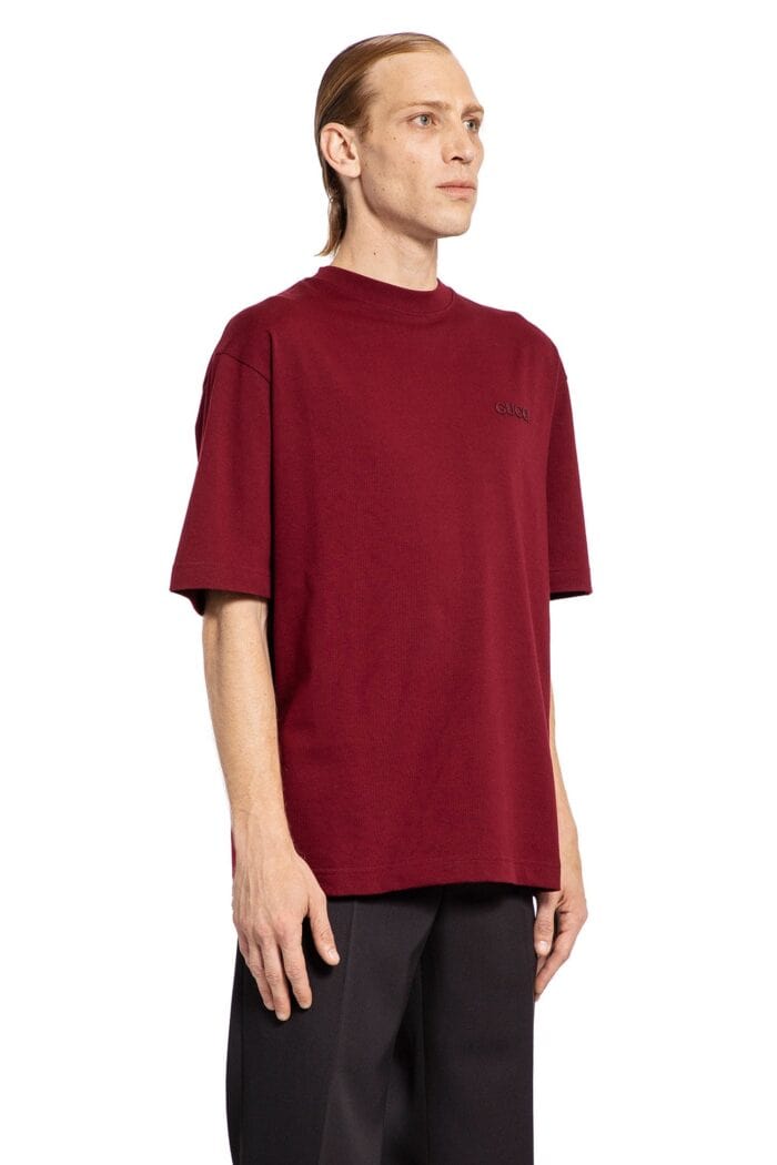 GUCCI Embroidered Logo Oversized T-shirt