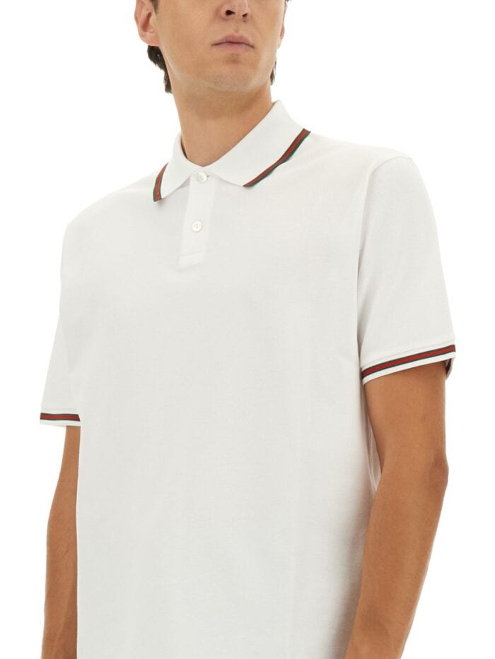Gucci EMBROIDERED POLO SHIRT