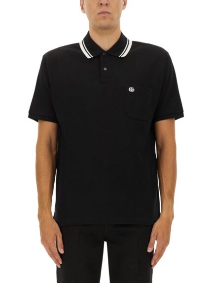 Gucci EMBROIDERED POLO SHIRT