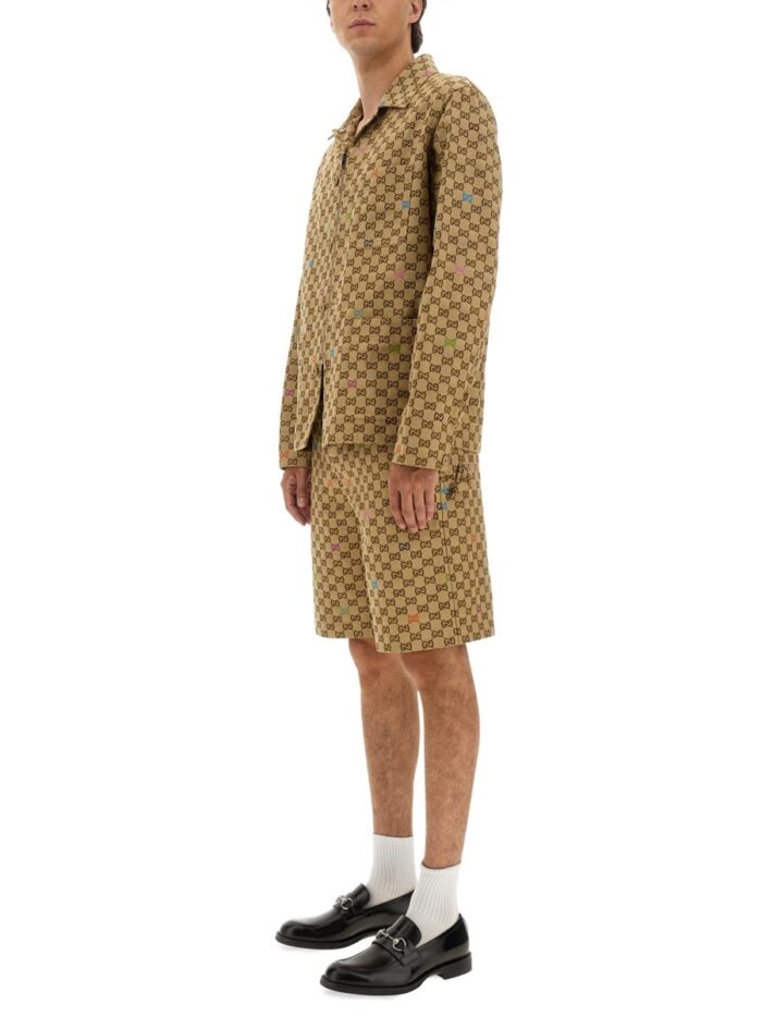 gucci fabric jacket gg Gucci FABRIC JACKET GG