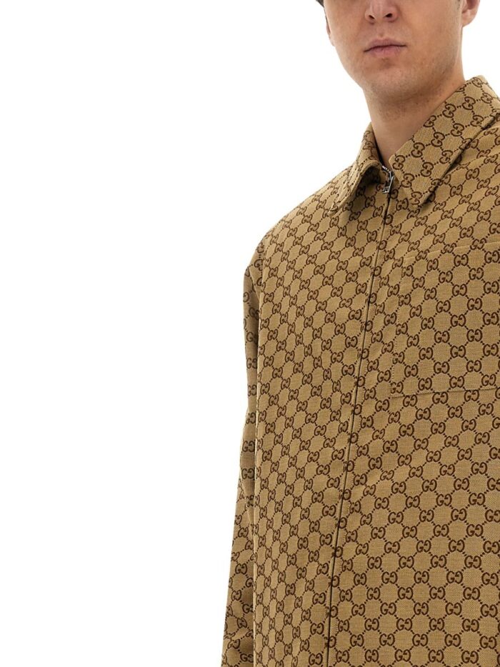 Gucci FABRIC OVERSHIRT GG