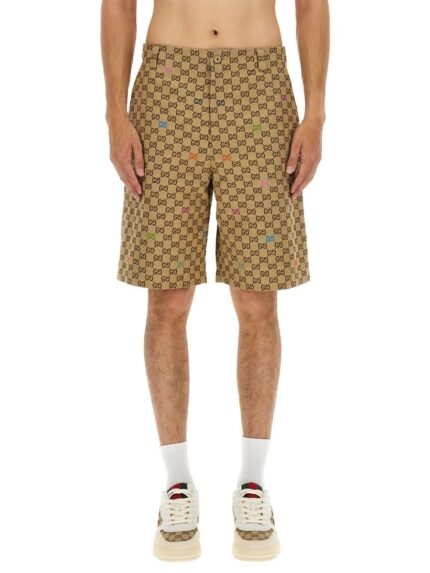 Gucci FABRIC SHORTS GG