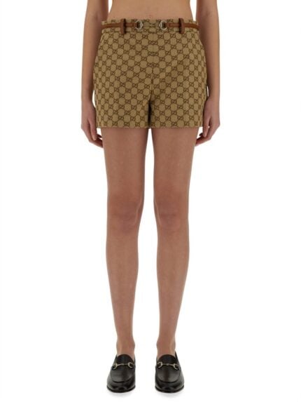 Gucci FABRIC SHORTS GG